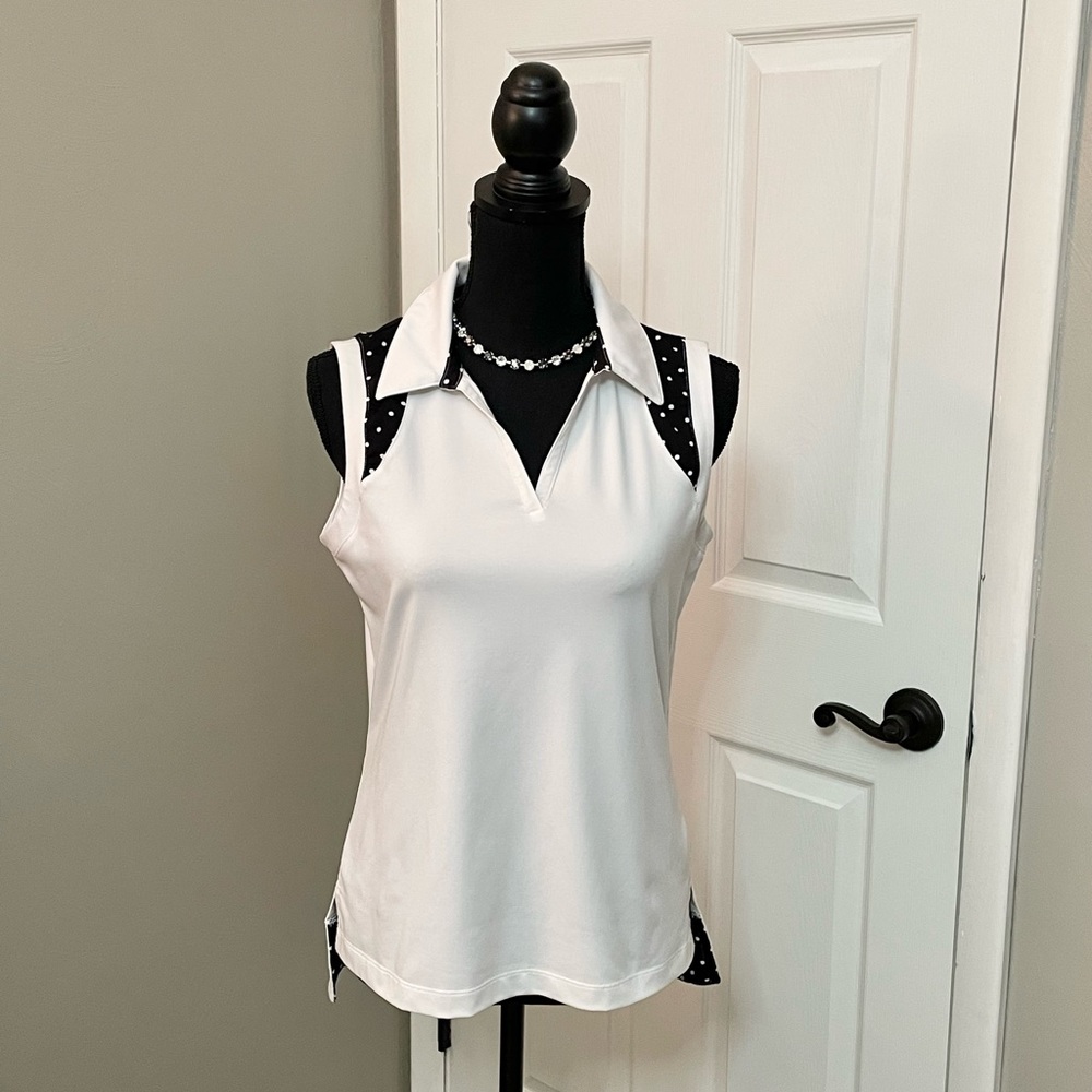 Chico’s Golf Shirt🖤🤍 - Picture 2 of 6